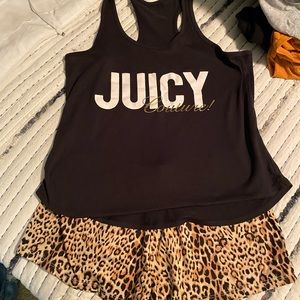 Leopard juicy couture pj set